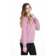 Target Γυναικείο φούτερ Sleeve Print Fleece Hoodie ''Vibes''